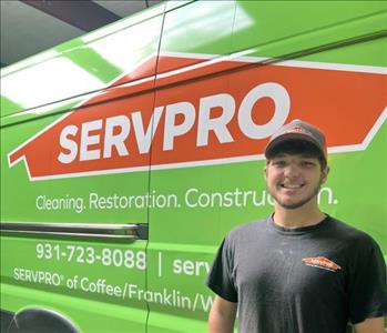 Ty, team member at SERVPRO of Coffee, Franklin, Warren Counties
